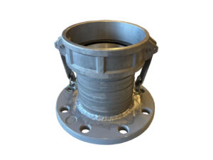 Camlock alu.  6" hun x DN150 flens