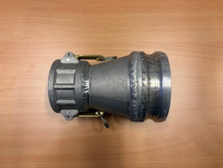Camlock alu. 4" Han x 2,5" Hun
