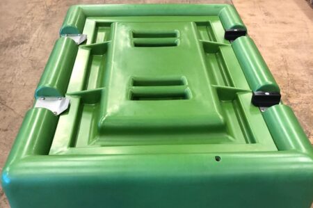 Linn  transportkar, pe, 800 liter m/sluse - Bilde 3