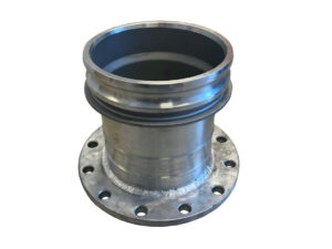Camlock alu. 10" han x DN250 flens