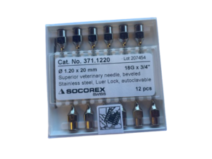 Socorex kanyle 1,2x20 mm